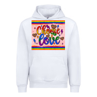 White choose love tumbler Urban Hoodie - JahusDesignShop