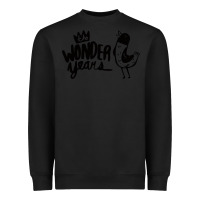 Black The Wonder Years Heavyweight Sweatshirt - artisFamous