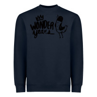 Navy The Wonder Years Heavyweight Sweatshirt - artisFamous