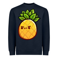 Navy pineapple fruits Heavyweight Sweatshirt - artisFamous