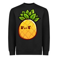 Black pineapple fruits Heavyweight Sweatshirt - artisFamous
