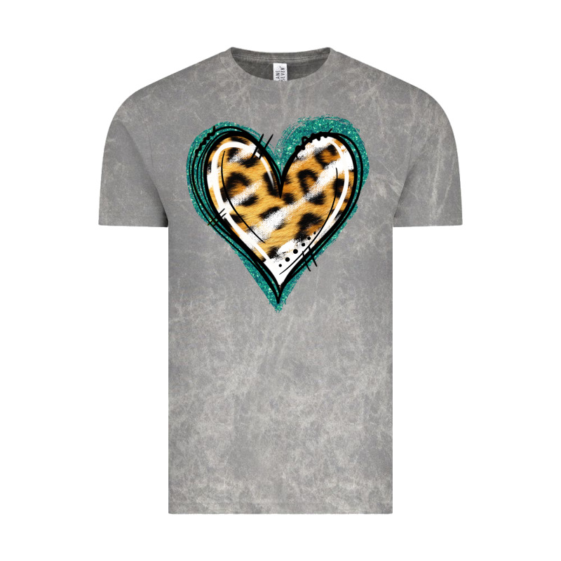 Glitter Leopard Heart Vintage Tee by Jasminsmagicworld | Teevron