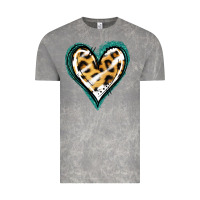 Cloud Rock Glitter Leopard Heart Vintage Tee - Jasminsmagicworld