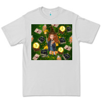 Dove Grey wizard girl with magic Premium Tee - TumblerDesignByShophia