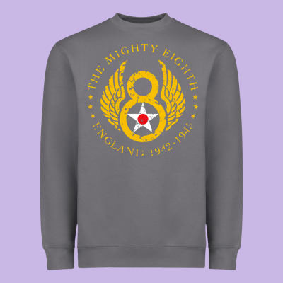 Mighty Eighth   8th Anniversary Heavyweight Sweatshirt Designed By Artisfamous