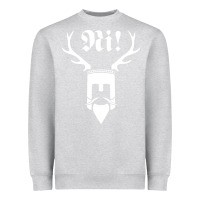 Heather Grey monty comedy python Heavyweight Sweatshirt - artisFamous