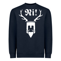 Navy monty comedy python Heavyweight Sweatshirt - artisFamous