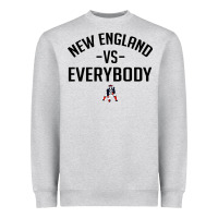 Heather Grey new england Heavyweight Sweatshirt - artisFamous