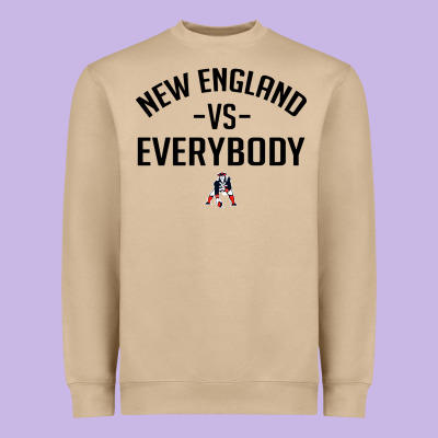 New England Heavyweight Sweatshirt Designed By Artisfamous