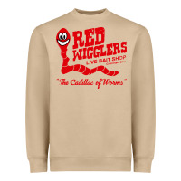 Mushroom red wigglers Heavyweight Sweatshirt - artisFamous
