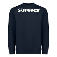 Navy Greenpeace Heavyweight Sweatshirt - artisFamous