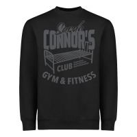 Black Sarah Connor's Club - Gym & Fitness Heavyweight Sweatshirt - artisFamous