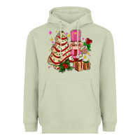Matcha christmas tree cake and nutcracker with gifts ado Heavyweight Hoodie - AdoDesignShop