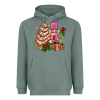 Sage christmas tree cake and nutcracker with gifts ado Heavyweight Hoodie - AdoDesignShop