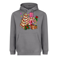 Storm christmas tree cake and nutcracker with gifts ado Heavyweight Hoodie - AdoDesignShop