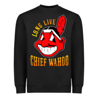 Black long live chief wahoos Heavyweight Sweatshirt - artisFamous