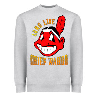 Heather Grey long live chief wahoos Heavyweight Sweatshirt - artisFamous