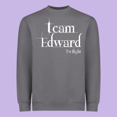 Team Edward Twilight Heavyweight Sweatshirt Designed By Artisfamous