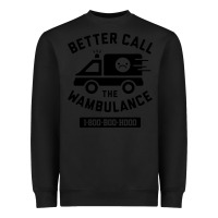 Black wambulance Heavyweight Sweatshirt - artisFamous