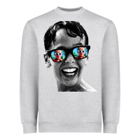 Heather Grey squints Heavyweight Sweatshirt - artisFamous