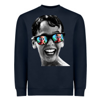 Navy squints Heavyweight Sweatshirt - artisFamous
