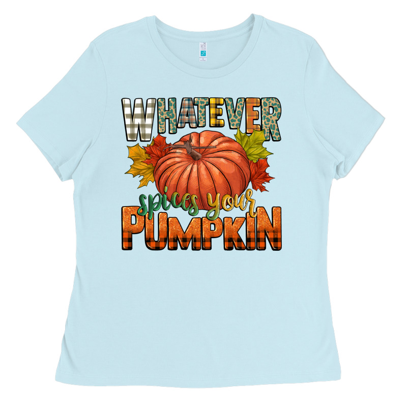Whatever Spices Your Pumpkin Ladies Tee by CowGirlArtShop | Teevron