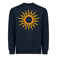 Navy tribal sun Heavyweight Sweatshirt - artisFamous