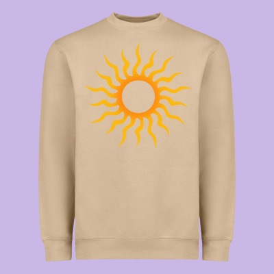 Tribal Sun Heavyweight Sweatshirt Designed By Artisfamous