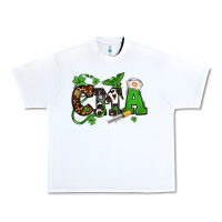 White St. Patrick's Day CMA Urban Heavy Tee - OliviaCreatesArt