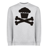 Johnny Cupcakes Funny Skull Heavyweight Sweatshirt | Teevron
