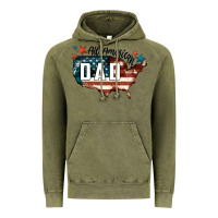 Vintage Olive All american dad Vintage Hoodie - FaDigitalArtStudio