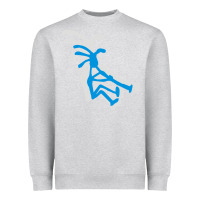 Heather Grey kokopeli funny Heavyweight Sweatshirt - artisFamous