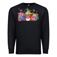 Black western cancer  coffee cups with ribbons Premium Sweatshirt - AdoDesignShop
