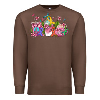 Chestnut western cancer  coffee cups with ribbons Premium Sweatshirt - AdoDesignShop