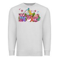 Dove Grey western cancer  coffee cups with ribbons Premium Sweatshirt - AdoDesignShop