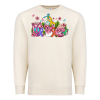 Sandshell western cancer  coffee cups with ribbons Premium Sweatshirt - AdoDesignShop