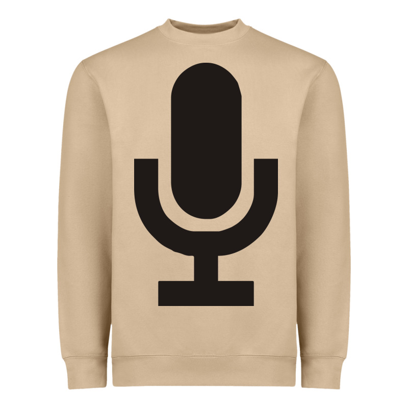 Microphone Funny Music Heavyweight Sweatshirt by artisFamous | Teevron
