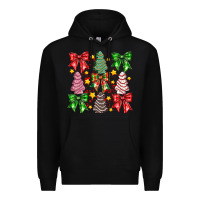 Black festive holiday decor Premium Hoodie - CowhideDigitalArt