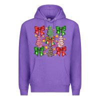 Purple festive holiday decor Premium Hoodie - CowhideDigitalArt