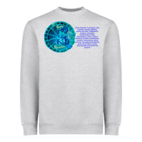 Heather Grey Aquarius Sign Zodiac Astrology Horoscope T-shirt Heavyweight Sweatshirt - artisFamous