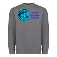 Storm Aquarius Sign Zodiac Astrology Horoscope T-shirt Heavyweight Sweatshirt - artisFamous