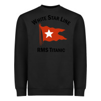 Black white star line (1) Heavyweight Sweatshirt - artisFamous
