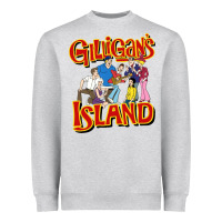 Heather Grey gilligan island Heavyweight Sweatshirt - artisFamous