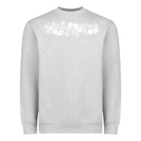 Heather Grey pyrex pattern Heavyweight Sweatshirt - artisFamous