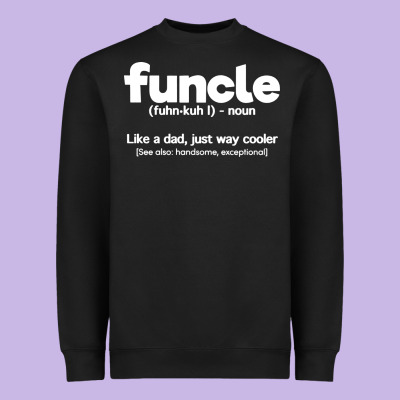 Funcle Definition Heavyweight Sweatshirt Designed By Artisfamous