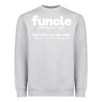 Heather Grey funcle definition Heavyweight Sweatshirt - artisFamous