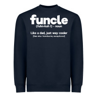 Navy funcle definition Heavyweight Sweatshirt - artisFamous