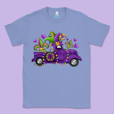 Mardi Gras Truck Classic Tee Designed By Jasminsmagicworld