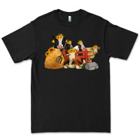 Black Cows With Sunflower Headbands Premium Tee - Jasminsmagicworld