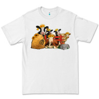 White Cows With Sunflower Headbands Premium Tee - Jasminsmagicworld